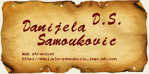 Danijela Samouković vizit kartica